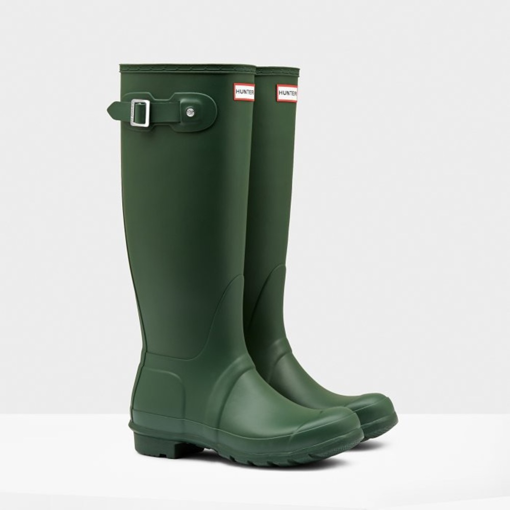 Women's Original Tall Rain Boots: Hunter Green